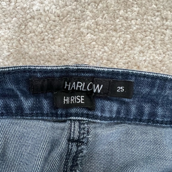 HARLOW HI RISE SKINNY BLUE JEANS SIZE 25 - Picture 5 of 10